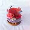 Caja de regalo con forma de bola de cristal, flor eterna, rosa, clavel, Yunnan, regalo para San Valentín, día de la madre