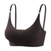 Sutiã Sem Fio para Mulheres, Sutiã Esportivo Tamanho Grande, Lindo Sutiã Yoga Sem Costura Estilo Camisola com Decote nas Costas para Mulheres