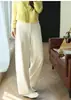 ¡Pantalones suaves, aterciopelados y texturizados! Pantalones casuales de corte ajustado, pierna curva, fluidos, que estilizan y son elegantes, perfectos para otoño H090916