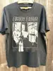 Tamanho Europeu Castelo de Cristal Banda Presente Ventilador Camiseta Preta Tamanho Completo Casual Confortável Streetwear Verão