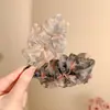 Pinza de Plátano Elegante de Malla Plisada Estilo Coreano para Cola de Caballo Alta 2025 Nuevo Pasador para Mujeres para Personalizar el Volumen del Cabello en la Parte Posterior de la Cabeza