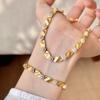Pulsera de Cinta Francesa Vintage Cepillada a Mano vintage Moda Media Sentido de Alta Gama Estilo Old Money Microincrustada con Diamante Completo