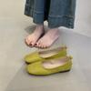 2025 Novos Sapatos Rasteirinhas de Verão para Mulheres, Sapatos Slip-On Preguiçosos com Sola Macia Antiderrapante, Sapatos de Vovó Fada Suave