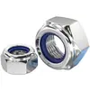 Tuerca de seguridad hexagonal de acero inoxidable 304/201/316, Anti-aflojamiento, Antideslizante, Nylon, Tapa de tornillo autoblocante M3M4M5M6