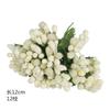 Nova flor artificial bege decoração de casamento DIY flor Flor material feito à mão Pequeno buquê flores de espuma