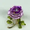 Novo estilo pastoral um buquê de pequenos broches de margaridas senhoras liga pintada a óleo três crisântemos corsage acessórios alfinetes de flores