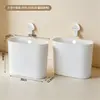 Contenedor de almacenamiento giratorio con ventosa BNBSWall, cubo de basura doméstico de gran capacidad para cocina, dormitorio y baño