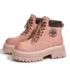 Botines Martin para mujer 2026 nuevo modelo estilo británico para aumentar la altura, botas amarillas para primavera y otoño, botines de suela gruesa para personas menudas, aptos para todas las estaciones