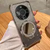 Adecuado para Funda de Teléfono Móvil Huawei Mate70Pro Esquina Cuatro Bolsas de Aire P70 Polvo Brillante Espejo de Maquillaje M60 Soporte N14 Cubierta Anticaída