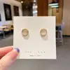 Pendientes de Diseño Exclusivo para Mujer, Pendientes de Moda Coreana, Clips para Orejas de Lujo Ligero, Pendientes de Perlas, Elementos Geométricos