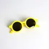 Gafas de Sol Redondas Pequeñas de Silicona Estilo Coreano para Bebé Gafas Anti-UV UV400 Moda para Bebé Gafas de Sol Polarizadas