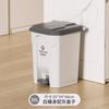Cubo de Basura para Uso en Cocina del Hogar, Gran Capacidad con Tapa, Adecuado para Oficina y Áreas de Comedor, Papelera Sanitaria con Pedal, No Necesita Agacharse