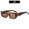 Moda Urbana Europea y Americana Marco Cuadrado Retro Versátil Gafas de Sol Nueva Moda al Aire Libre Ciclismo Protección Solar Gafas de Sol Transfronterizas