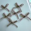 Accesorios para Uñas de Moño de Organza Malla de Tela Encaje Decoración de Uñas de Hada Borde de Encaje de Moda