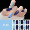 ZA - Adhesivo para uñas blanco sin hornear, totalmente impermeable, parche para decoración de uñas, sensación avanzada, simple, pegamento para esmalte de uñas al por mayor