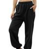 Pantalones sueltos de cintura alta y pierna ancha para mujer Europa y Estados Unidos transfronterizos otoño e invierno nuevo suelto talla grande pantalones casuales -5012 grueso