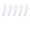 Calcetines antibacterianos 100% algodón puro para hombre, calcetines de verano, calcetines de media pantorrilla para negocios para todas las estaciones, resistentes al olor, transpirables, absorbentes de sudor, calcetines deportivos