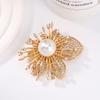 Broche de Flor de Alto Senso de Moda Pequeno Novo Pin de Flor de Personalidade Popular na Internet Corsage de Pérola Acessórios para Roupas