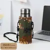 Linda Energética Camuflaje Deportes al Aire Libre Manga Aislante Montañismo Ciclismo Botella de Agua Bolsa Protectora para Hombres y Mujeres Botella de Agua Bolsa para Agua Bolsa