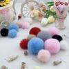Pompónes de Visón Sintético de 3cm Personalizados de Fábrica DIY Pompónes Accesorios Hechos a Mano Materiales para Sombreros Decoraciones para Empaque de Cajas de Regalo