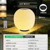 Luminária de Pilar para Pátio, Lâmpada Moderna Minimalista à Prova d'Água para Muro de Vila Externa, Lâmpada de Bola Redonda para Portão, Lâmpada de Pilar Solar