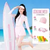 Trajes de baño para niñas de mediana edad y mayores, estilo estudiante de secundaria, estilo de dos piezas conservador con protección solar tipo falda-pantalón para juegos acuáticos al aire libre