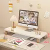 Bandeja para Teclado de Escritorio Base Elevadora de Monitor Soporte para Escritorio de Oficina Estante de Almacenamiento Elevador para Computadora de Escritorio