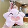 Broches de pelúcia de desenho animado, designs de urso e coelho, acessórios para mochila de estudante, vários bichos de pelúcia para máquinas de garra, atacado