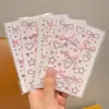 Pegatinas de Diamantes para Maquillaje de Ojos, Pegatinas de Maquillaje para Niños, Pegatinas Faciales, Accesorios Faciales, Pegatinas de Mariposas con Perlas y Diamantes, Pegatinas de Strass para Cejas de Escenario