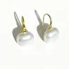 Pendientes de gancho geométricos minimalistas estilo francés para terrones de azúcar con un toque de moda de alta gama, Pendientes sencillos y elegantes, Exquisitos y modernos