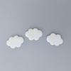 Pegatinas de resina con forma de nube de simulación de dibujos animados creativos para refrigerador, pegatinas magnéticas con mensaje, pegatinas para pizarra blanca, decoraciones para la puerta del refrigerador