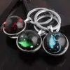 Versión Cielo Estrellado de Cristal Llavero de las Doce Constelaciones Luminous Llavero de Piedra del Tiempo Llavero de Capricornio Llavero de Acuario