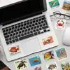 50 Piezas de Sellos de Vida Marina, Pegatinas Creativas de Graffiti para Mascotas, Decoración DIY para Fundas de Teléfono, Diarios de Computadora y Pegatinas de Material