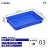 Fabricante Placa Cuadrada de Plástico Placa Rectangular Plana de Plástico Caja de Almacenamiento de Herramientas y Piezas Caja de Volteo Fruta y Verdura Alimento