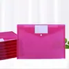Saco de Botão de Etiqueta Transparente de PP Saco de Armazenamento de Documentos de Escritório Saco de Prova A4 Grande Capacidade Feito Sob Medida
