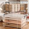 Caja de Almacenamiento para el Hogar Plástico Transparente Gran Capacidad Engrosado A Prueba de Polvo Dormitorio Ropa Edredón Caja de Almacenamiento Caja de Almacenamiento para Artículos Varios