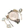 Reloj de Moda Europeo y Americano Reloj de Mujer Exquisito Reloj Explosivo Reloj Popular para Mujer Marca Diamante Triángulo Invertido Americano
