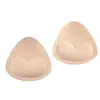 Almofadas de Seio Espessas em Forma de Coração Invisíveis, Almofadas de Seio de Esponja Respiráveis Autoadesivas, Pequenos Inserções Push-Up para Biquíni e Roupa Íntima