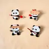 Broche de Panda Kung Fu Chino Dibujo Animado Tendencia Nacional Estilo Antiguo Cultura de Artes Marciales Insignia de Metal Accesorios para Bolsas Regalo de Viaje