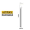 Cabezal de soldador sin plomo con calentamiento externo, cabezal de soldadura con punta de soldadura de 30 W, 40 W, 50 W y 60 W, cabezal de corte de herradura oblicua.