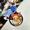 Llavero Caliente de Anime Pokemon Aleación de Zinc Rodamiento Diseño Giratorio Criaturas Mágicas Lindas