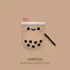Suministro directo de fábrica para funda protectora de leche con perlas para AirPods 1/2 funda protectora de PVC para AirPods Pro 3ª generación