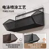 Estante de almacenamiento de pared para cocina, no requiere perforación, multifuncional, para almacenar cebollas grandes, jengibre y ajo, estante colgante de doble capa, estante para verduras y especias