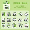 Bolsa de Adesivos Fofos de Panda para Crianças DIY Adesivo para Caderno Adesivo de Desenho Animado Decoração de Celular Colar DIY Colar