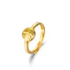 Anel com Caractere da Sorte para Mulheres, Design Retrô, Estilo Chinês Moderno, Anel de Cobre, Anel da Sorte, Joias Tiktok, Fornecimento Atacado