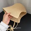 Nuevo Sombrero de Pescador de Lino de Ala Ancha Estilo Japonés 2026 para Mujer, Viajes al Aire Libre de Primavera y Verano, Para Adelgazar el Rostro, Sombrero de Protección Solar