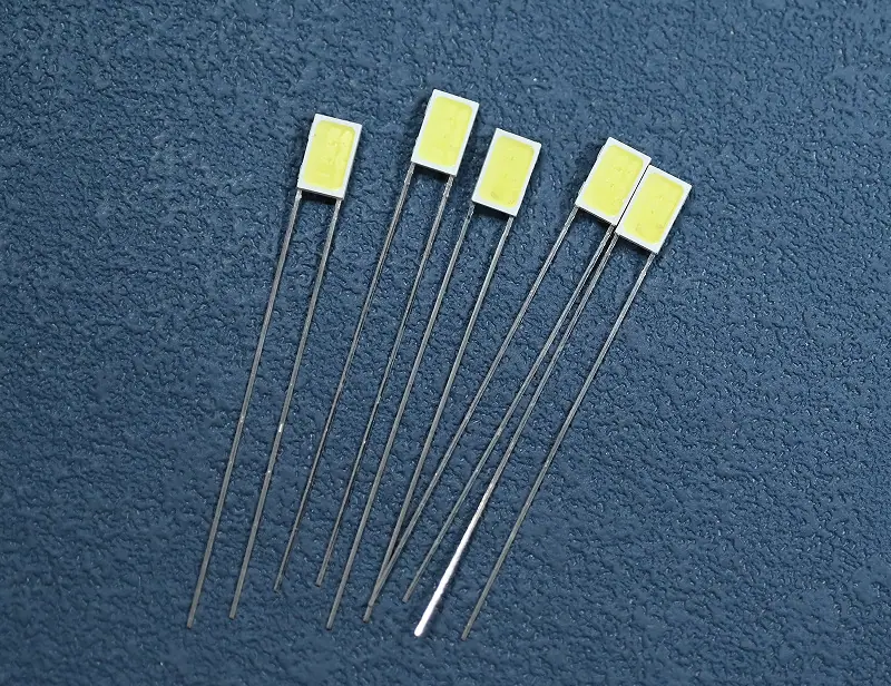 东莞排插电器开关无极双向导通白光白色led指示灯珠内置电阻110V-220V生产厂家