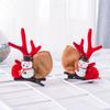 Horquilla de astas navideñas, accesorios navideños para el cabello, lindo clip para niños, horquilla de alce de dibujos animados de celebridades de Internet, accesorios para el cabello al por mayor