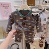 Conjunto de Ropa Interior Térmica Sin Costuras de Dibujos Animados para Niños y Niñas, Estilo Nuevo Otoño e Invierno 2026, Conjunto de Dos Piezas de Lycra