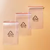 Bolsa autosellante Impermeable transparente borde rojo Bolsa de hueso PE Bolsa de sellado de plástico PE Bolsas pequeñas de PE